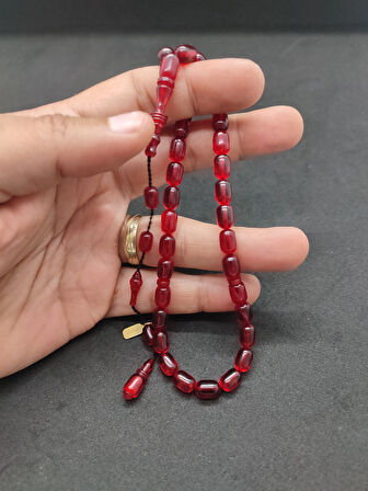 Başka Yerde Yok!!! Furkan Gül Usta Eseri Halkalı İmame El Boy Yemen Zar Kehribar Sertifikalı 8327