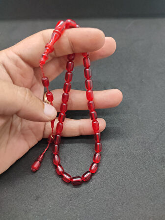 Başka Yerde Yok!!! Furkan Gül Usta Eseri Halkalı İmame El Boy Yemen Zar Kehribar Sertifikalı 8328