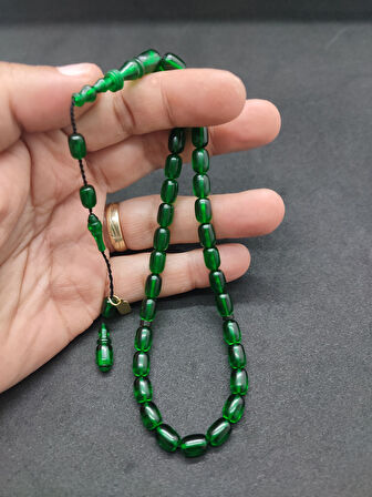 Başka Yerde Yok!!! Furkan Gül Usta Eseri Halkalı İmame El Boy Ateş-i Kehribar Sertifikalı 8333