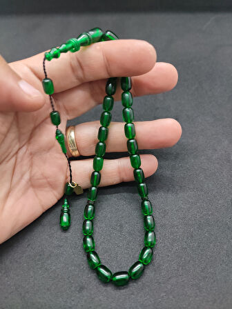 Başka Yerde Yok!!! Furkan Gül Usta Eseri Halkalı İmame El Boy Ateş-i Kehribar Sertifikalı 8333