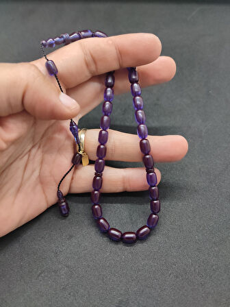 Başka Yerde Yok!!! Furkan Gül Usta Eseri Halkalı İmame El Boy Ateş-i Kehribar Sertifikalı 8334