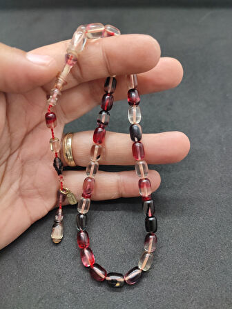 Başka Yerde Yok!!! Furkan Gül Usta Eseri Halkalı İmame El Boy Ateş-i Kehribar Sertifikalı 8336