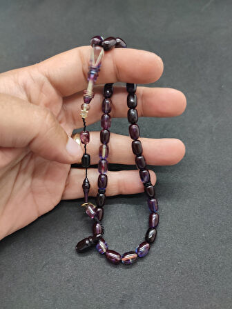 Başka Yerde Yok!!! Furkan Gül Usta Eseri Halkalı İmame El Boy Ateş-i Kehribar Sertifikalı 8337