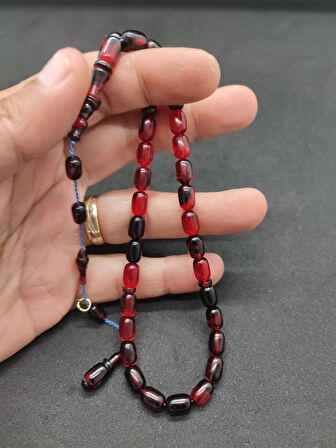 Başka Yerde Yok!!! Furkan Gül Usta Eseri Halkalı İmame El Boy Sıkma Kehribar Sertifikalı 8343