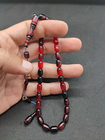 Başka Yerde Yok!!! Furkan Gül Usta Eseri Halkalı İmame El Boy Sıkma Kehribar Sertifikalı 8343