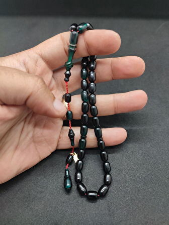 Başka Yerde Yok!!! Furkan Gül Usta Eseri Halkalı İmame El Boy Sıkma Kehribar Sertifikalı 8345