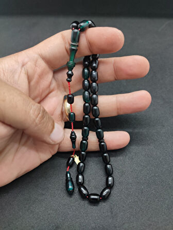 Başka Yerde Yok!!! Furkan Gül Usta Eseri Halkalı İmame El Boy Sıkma Kehribar Sertifikalı 8345