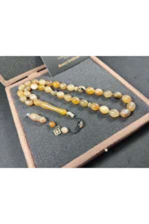 Başka Yerde Yok!!! VIP Kutulu Hakan Kaya Usta Eseri 38 Gr. Gergedan Boynuzu Sertifikalı 8372