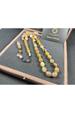 Başka Yerde Yok!!! VIP Kutulu Hakan Kaya Usta Eseri 38 Gr. Gergedan Boynuzu Sertifikalı 8372