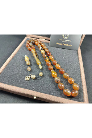 Başka Yerde Yok!!! VIP Kutulu Hakan Kaya Usta Eseri 38 Gr. Gergedan Boynuzu Sertifikalı 8373