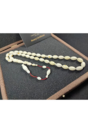 Başka Yerde Yok!!! Bedri Ala Usta Eseri VIP Kutulu 19.80 Gr. Eski Mahjong Oyun Taşı Sertifikalı 8381