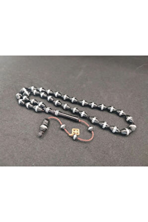 Hakan Kaya Usta Eseri Gümüş Sarmal Inci Siyahı Kuka Sertifikalı 7976