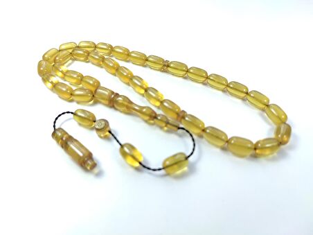 Mehmet Sancaktar Usta İşi İmzalı Mühürlü Sıkma Kehribar Model No 2285