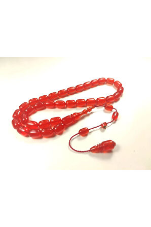 Bünyamin Barlak Usta Eseri Kuru Torna El İşi Tribüşon Ateş-i Kehribar Sertifikalı 5984