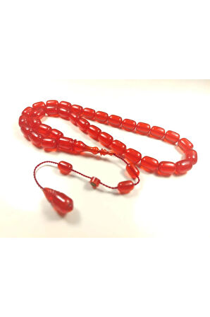 Bünyamin Barlak Usta Eseri Kuru Torna El İşi Tribüşon Ateş-i Kehribar Sertifikalı 5984