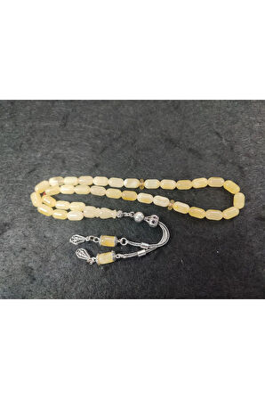 925 Ayar Gümüş Püskül 9.80 Gr. 2 Yedek Habbeli Baltık Kraliçe Kaya Damla Sertifikalı 5935