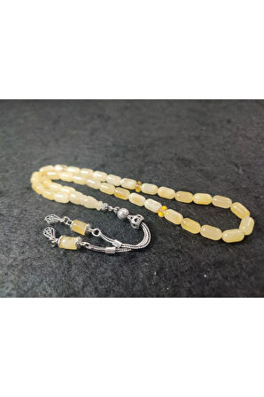 925 Ayar Gümüş Püskül 9.80 Gr. 2 Yedek Habbeli Baltık Kraliçe Kaya Damla Sertifikalı 5935