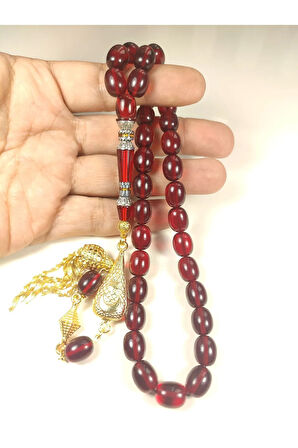 Şevket Alkan  Usta Eseri 925 Ayar Gümüş Nakkaş Alman Zar Kehribar Sertifikalı 5923