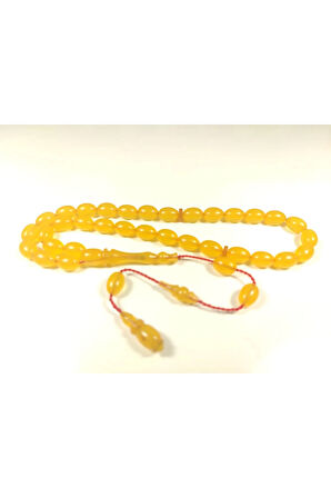 Başka Yerde Yok Abdullah Başkale Usta Eseri Bilek Boy Çift Cila Sıkma Kehribar Sertifikalı 5880