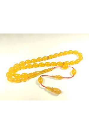 Başka Yerde Yok Abdullah Başkale Usta Eseri Bilek Boy Çift Cila Sıkma Kehribar Sertifikalı 5880