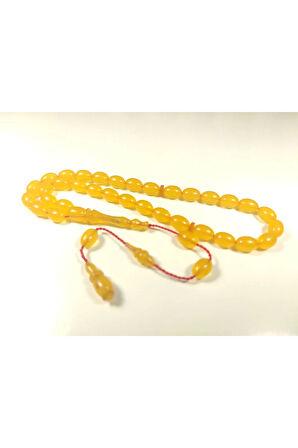 Başka Yerde Yok Abdullah Başkale Usta Eseri Bilek Boy Çift Cila Sıkma Kehribar Sertifikalı 5880