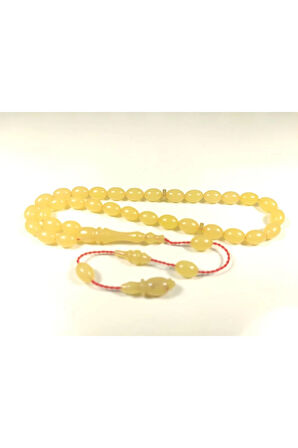 Başka Yerde Yok Abdullah Başkale Usta Eseri Bilek Boy Çift Cila Sıkma Kehribar Sertifikalı 5882