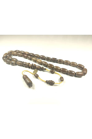 Başka Yerde Yok Mustafa Uysal Usta Eseri Kuru Torna Çift Cila Aslan Ağacı Sertifikalı 5910