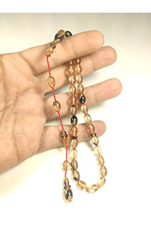 Başka Yerde Yok Abdullah Başkale Usta Eseri Bilek Boy Çift Cila Sıkma Kehribar Sertifikalı 5874