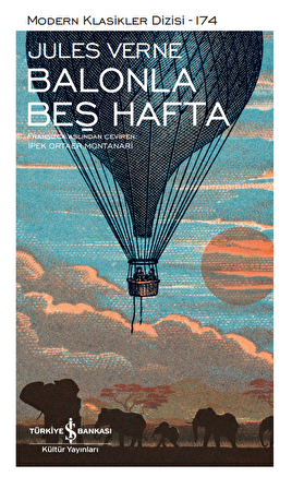 Balonla Beş Hafta – Sert Kapak