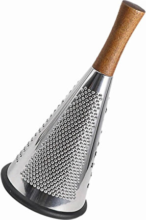 Bambu Saplı Konik Rende | 3 Fonksiyonlu Doğrama - 27 cm