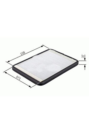 Polen Filtresi Mercedes Atego I- Atego Iı (cu5877)