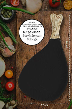 Fırına Girebilen But Şeklinde Pişirme Tabağı Servis Sunumluk Pişirmelik