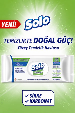 Solo Okaliptus ve Çam Esintisi Yüzey Temizlik Havlusu