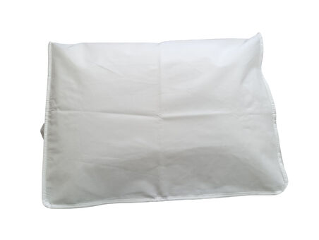 6'lı Beyaz Büyük Baza Altı & Çekyat Tipi Tela Hurç 65x45x22 cm – Fermuarlı Saklama ve Düzenleme Hurcu