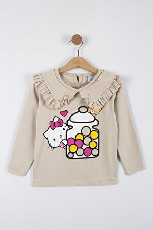 Hello Kitty Baskılı Taytlı Kız Çocuk Alt Üst Takım