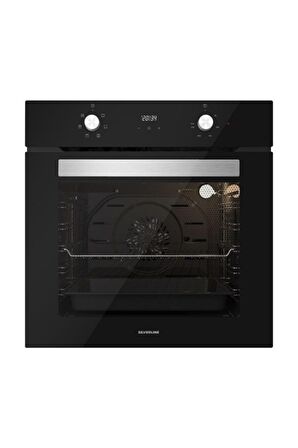 Silverline Siyah Ankastre Set 5 ( 3420b - Cs5335s01 - Bo6502b01 )