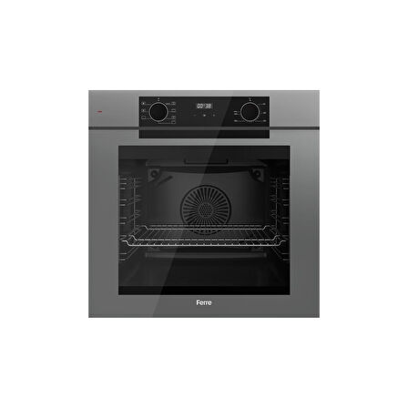 Ferre Grey FryArt 3 Lü Ankastre Set ( QEP63CPR - SC408-WFA - D088 ) 65 cm Wok Bek Ocak