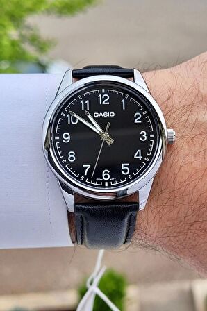 Casio CSISTE12 Kasası Gümüş Kordonu Siyah Renk Hediye Paketli Erkek Kol Saati