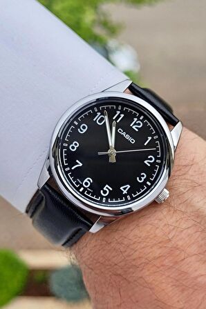 Casio CSISTE12 Kasası Gümüş Kordonu Siyah Renk Hediye Paketli Erkek Kol Saati
