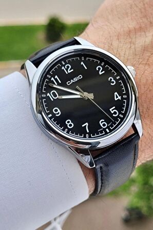 Casio CSISTE12 Kasası Gümüş Kordonu Siyah Renk Hediye Paketli Erkek Kol Saati