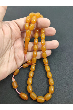 Ayhan Turan Usta Eseri Eski Malzeme Çift Cila Alman Faturan Tesbih Sertifikalı 7542