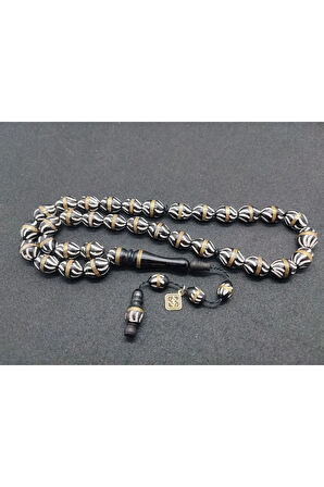 Halil Hilmi Usta Eseri Çember Model Mine Ve Gümüş Sarmallı Iri Boy Kuka Sertifikalı 7568