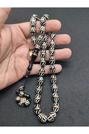 Halil Hilmi Usta Eseri Çember Model Mine Ve Gümüş Sarmallı Iri Boy Kuka Sertifikalı 7568