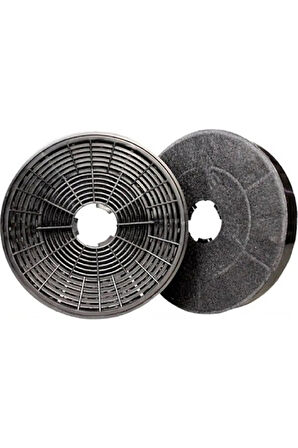 DWK095G20R/01 Bosch Bacasız Ankastre Davlumbaz Aspiratör İçin 16cm 2'li 1 Takım Karbon Kömür Filtre