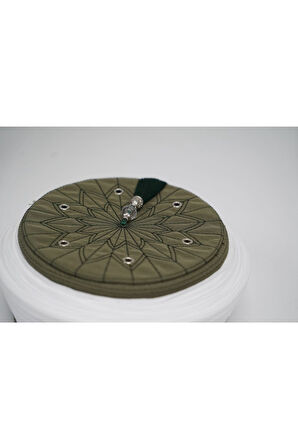 İmam Sarığı-Yeşil Takke-Düz Sarım-Kapsüllü-5 metre