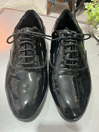 ERKEK SİYAH  RUGAN İÇİ DERİ ASTARLI DANS AYAKKABISI