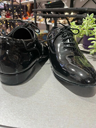 ERKEK SİYAH  RUGAN İÇİ DERİ ASTARLI DANS AYAKKABISI