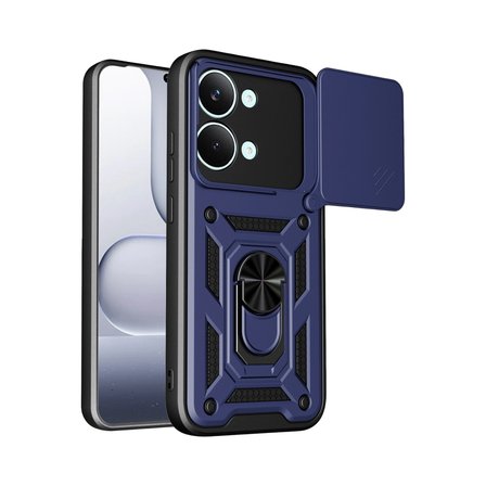 Xiaomi Poco X8 Pro Max Pars Lens Yüzüklü Silikon - Lacivert