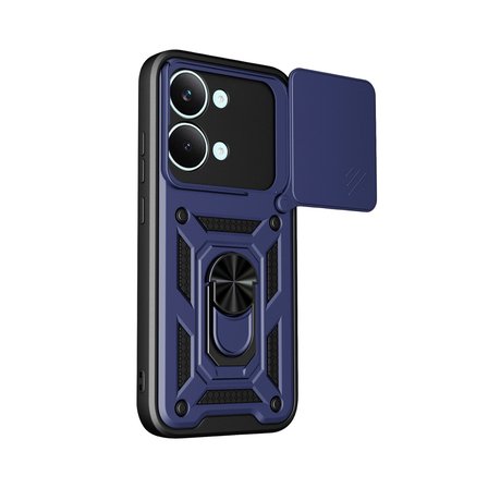 Xiaomi Poco X8 Pro Max Pars Lens Yüzüklü Silikon - Lacivert