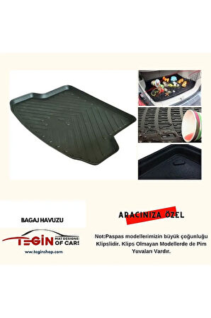 Renault Symbol Sedan Siyah 2013 sonrası Bagaj Havuzu